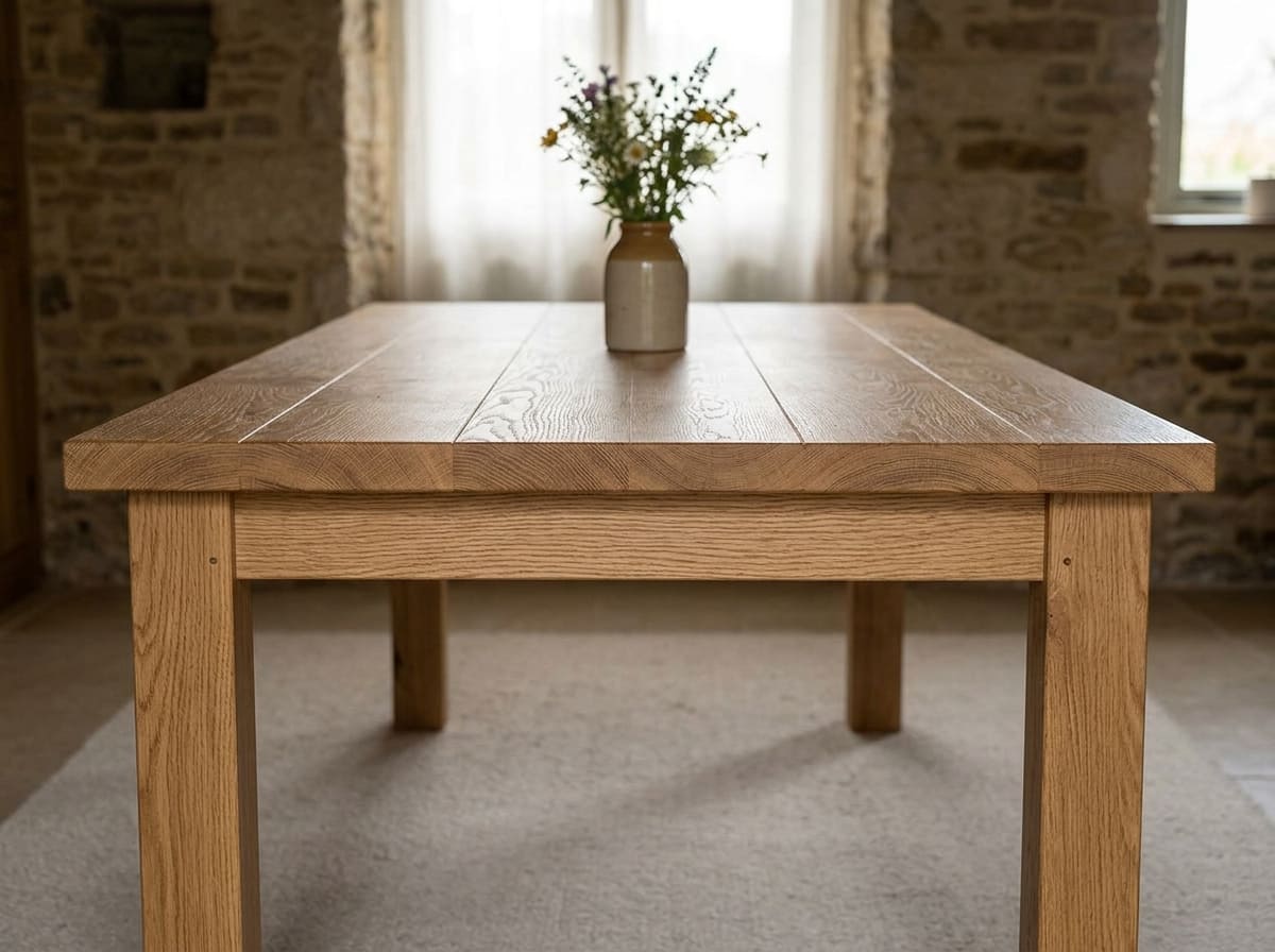 Mesa en Madera de Haya barnizada